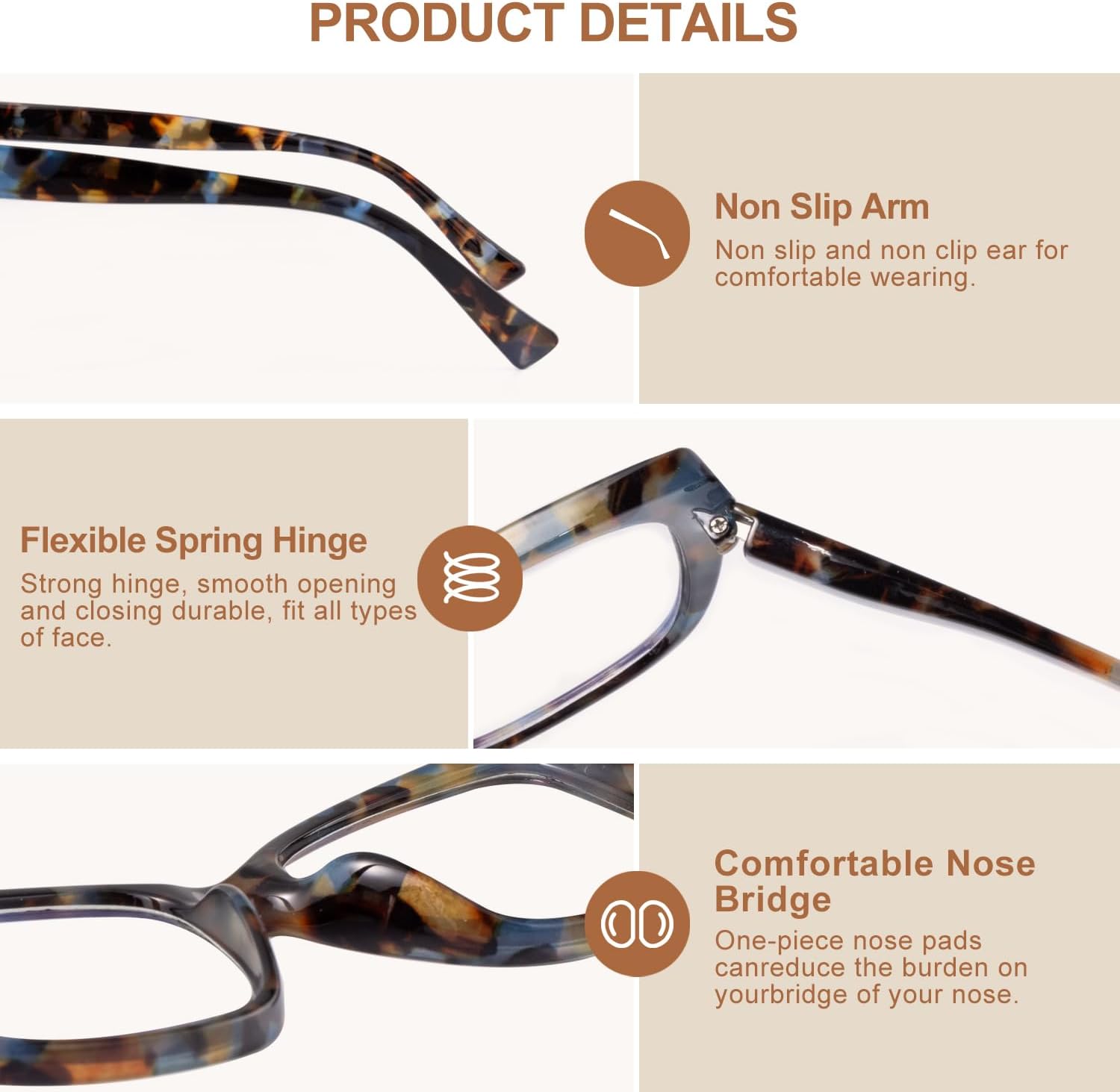 Thumbnail 3 de SKYWAY 2er-Pack Übergröße Lesebrille für Damen mit Blaulichtfilter (UV400) – quadratisch im Cat-Eye-Stil