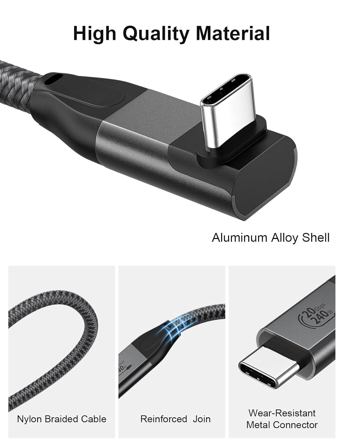 Thumbnail 4 de XAOSUN USB-C 20 Gbit Datenkabel 2 m