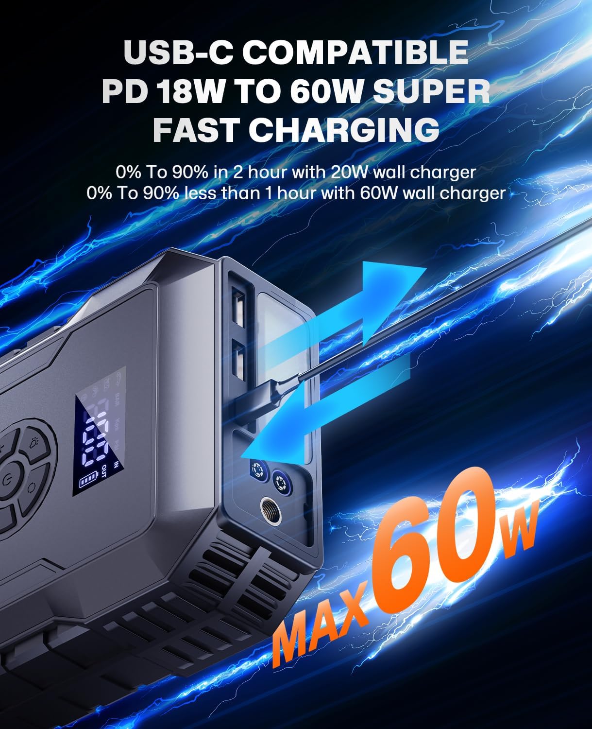 Detalle 2 de AMPLYN 5000A 5000A Car Jump Starter