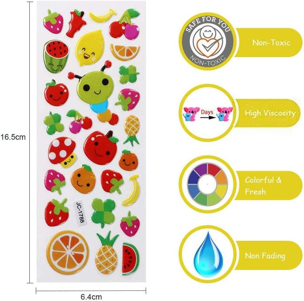 Thumbnail 4 de Vicloon Adesivi 3D 22 fogli 🎨