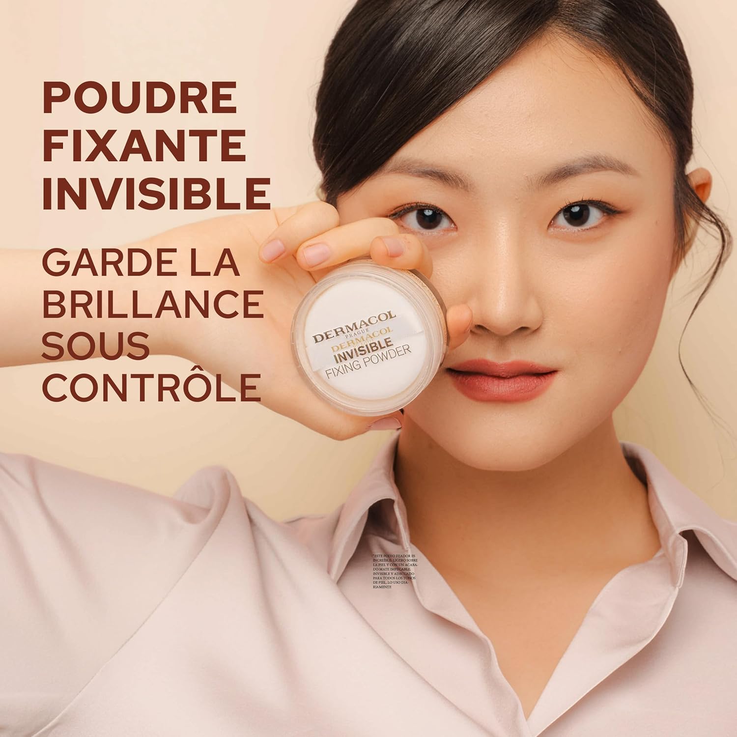 Thumbnail 1 de Dermacol Poudre fixante invisible pour le visage (poudre libre translucide) – Light, 13,5 g
