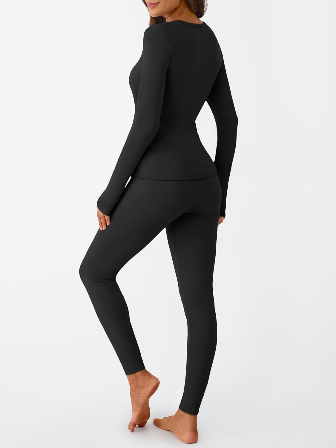 Detalle 2 de LILLUSORY Womens Long Johns Thermal Leggings set 2025