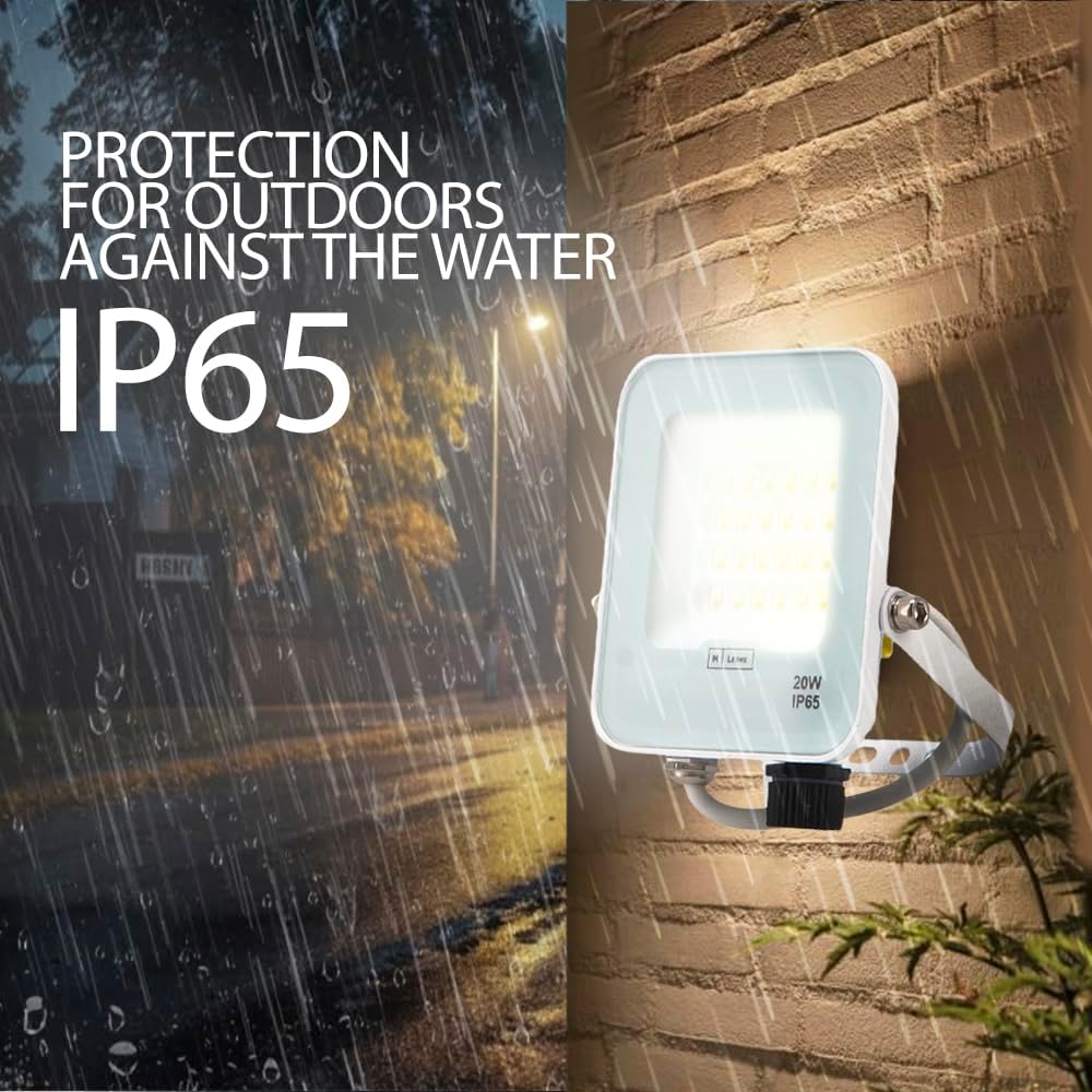 Thumbnail 5 de M Ledme Napoli Plus Faretto Proiettore LED 20W IP65 – Luce Dimmerabile da 3000K a 6000K