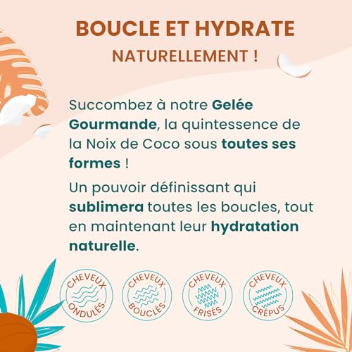 Detalle de ACTIVILONG Gelée Gourmande Coco D'Amour – Sans Rinçage, Boucles Définies et Frisottis maîtrisés (250 ml)