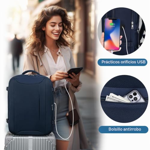 Thumbnail 6 de Hayayu Mochila de Viaje para Cabina 40x30x20 cm (24 L) - Cabina Ryanair y más