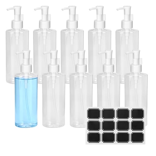 Detalle de Axincardarm 200 ml Pump Dispenser Bottle Set (10 × Clear PET, 200 ml)