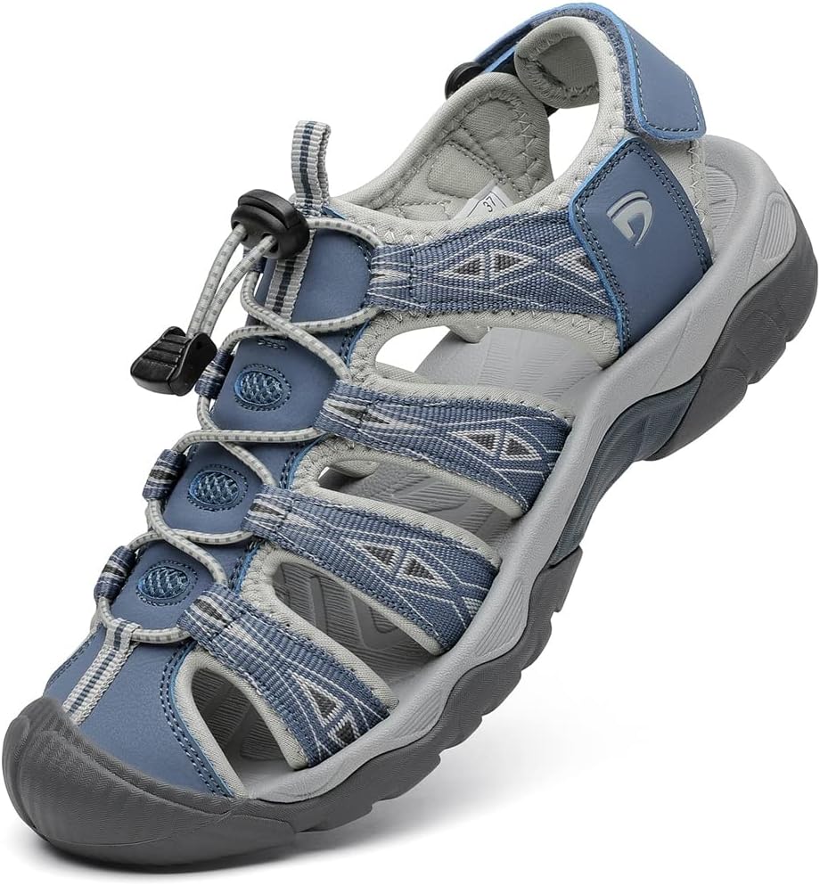Detalle de Dannto Sandali Sportivi Donna Traspiranti All'Aperto Antiscivolo per Trekking