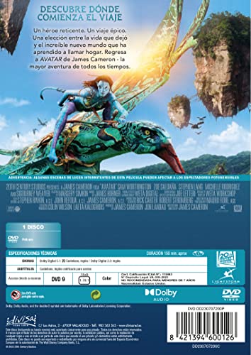 Thumbnail 1 de Avatar Ed. Remasterizada 2022 (DVD) 🎬