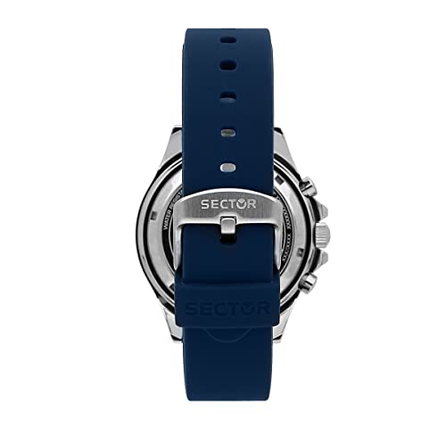 Detalle de Sector No Limits Orologio Uomo 230 Limited Edition R3271661027: cronografo analogico in acciaio e silicone