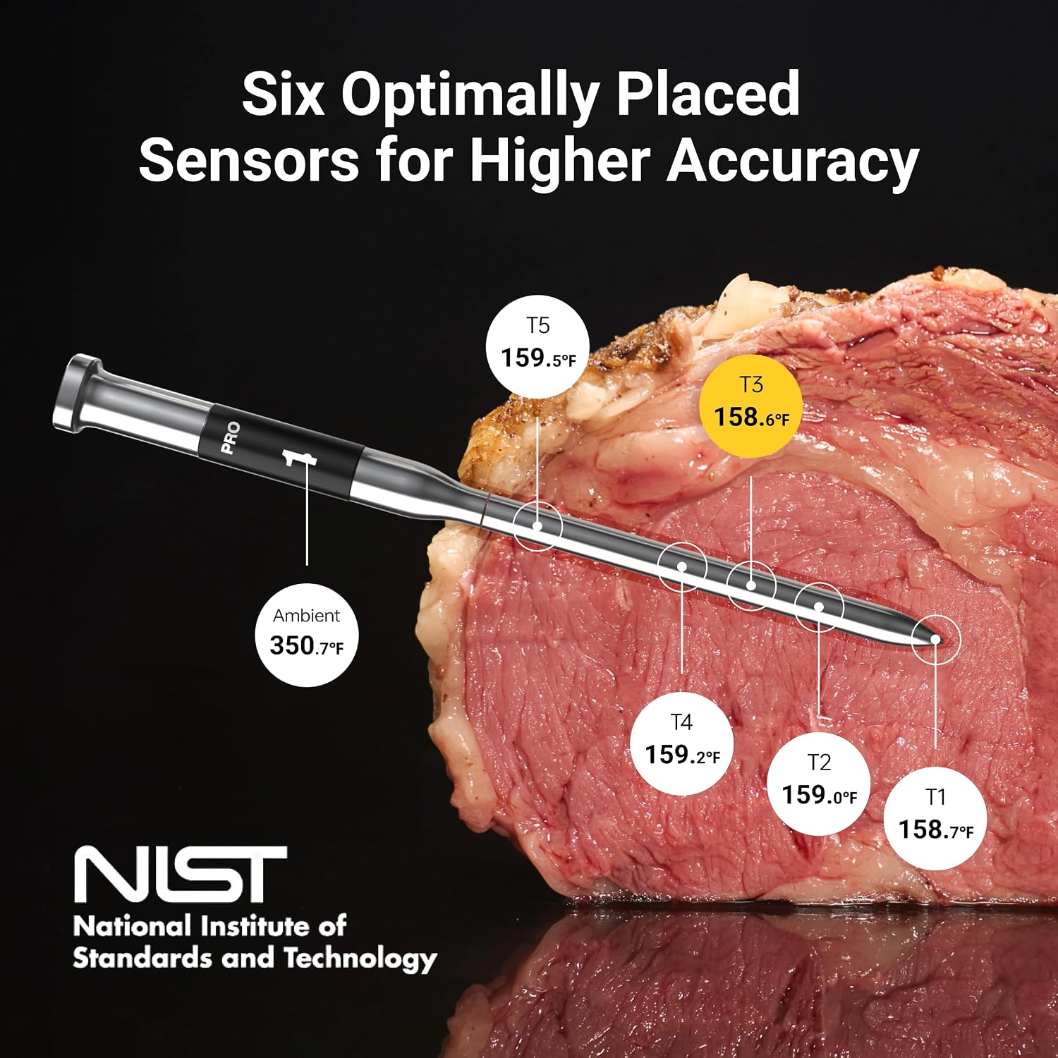 Thumbnail 4 de ThermoMaven Smart Meat Thermometer with 6 Sensors ⚡