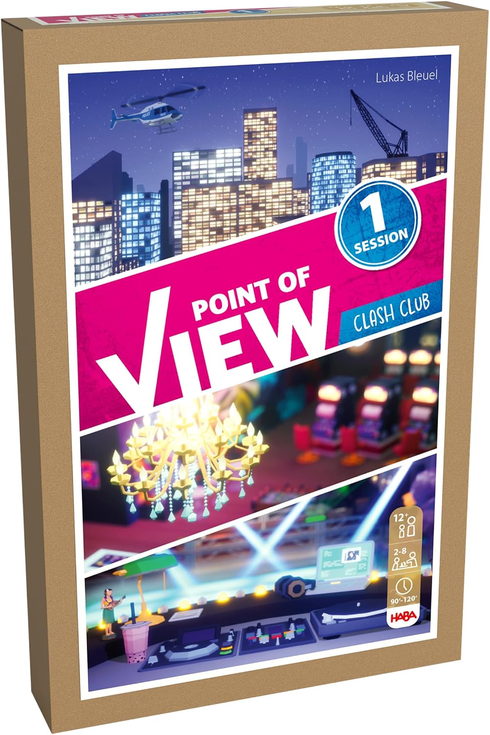 Detalle 2 de HABA Point of View: Lost Places – kooperatives Detektivspiel mit Perspektiv-Mechanik ab 10 Jahren