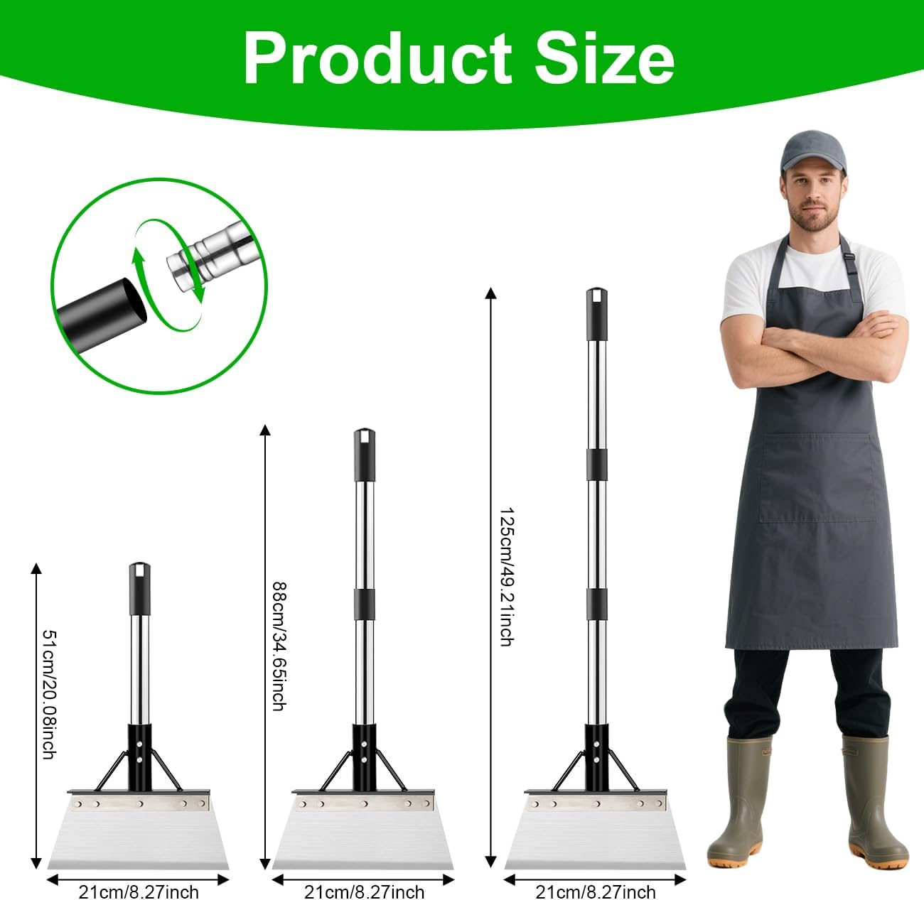 Detalle 2 de PVEGOS Multifunctional Garden Shovel
