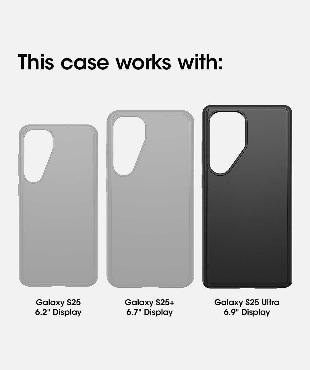 Detalle 2 de OtterBox Symmetry Series Clear con magneti per Samsung Galaxy S25 Ultra – protezione sottile e magneti integrati