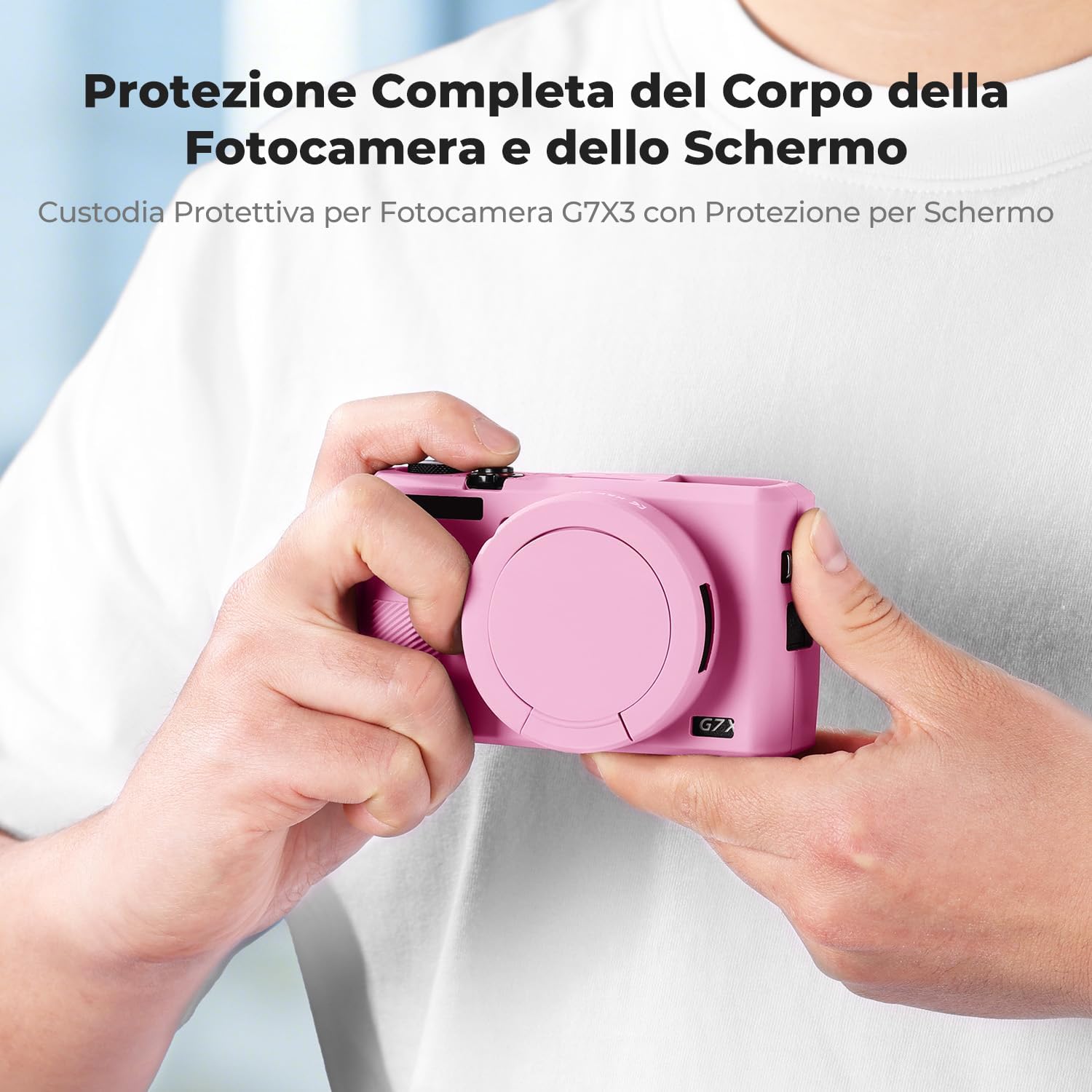 Thumbnail 5 de K&F CONCEPT Custodia silicone per PowerShot G7X Mark III