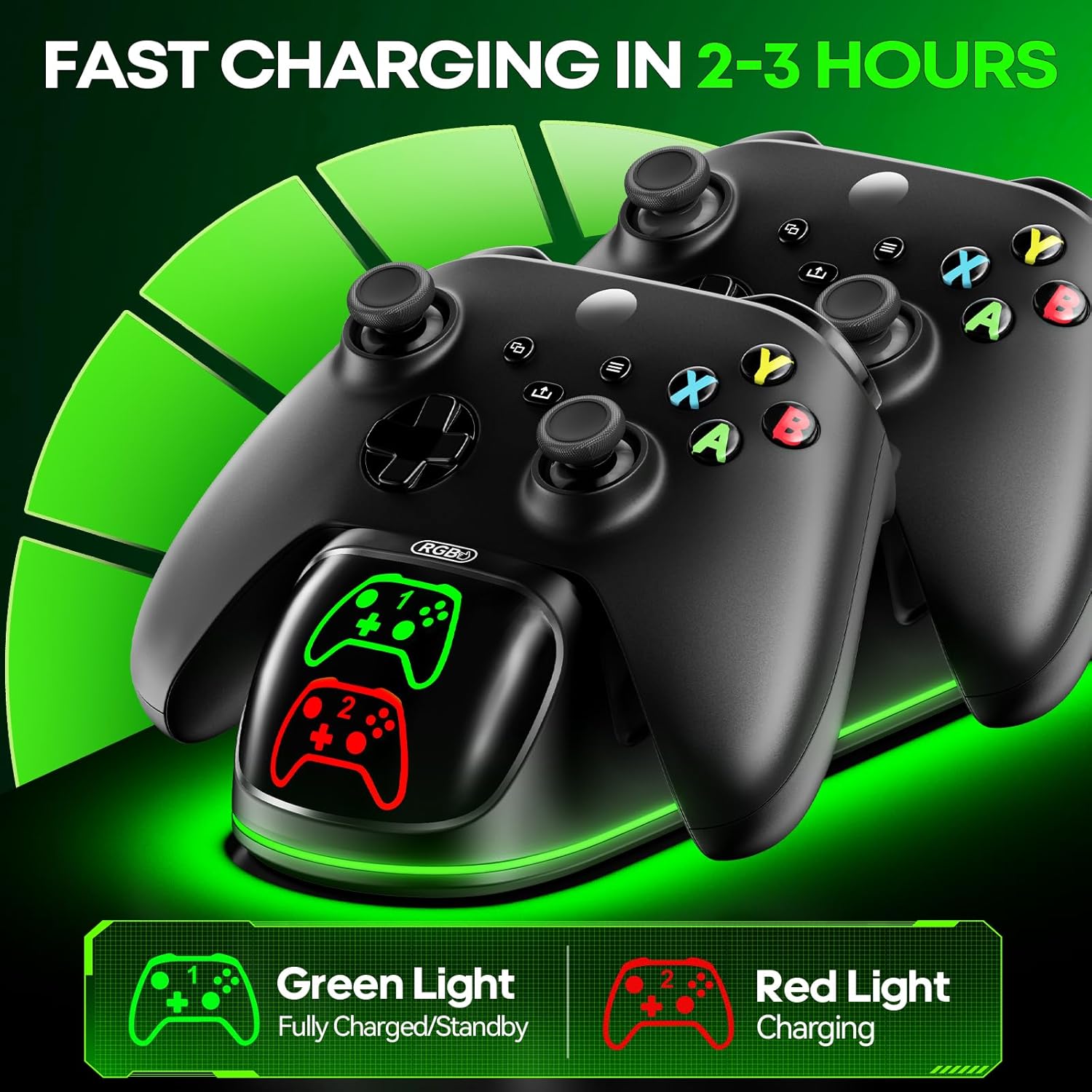 Thumbnail 5 de OIVO Controller Charging Dock with 4 x 5580mWh Rechargeable Battery Packs for Xbox One/Xbox Series X/S