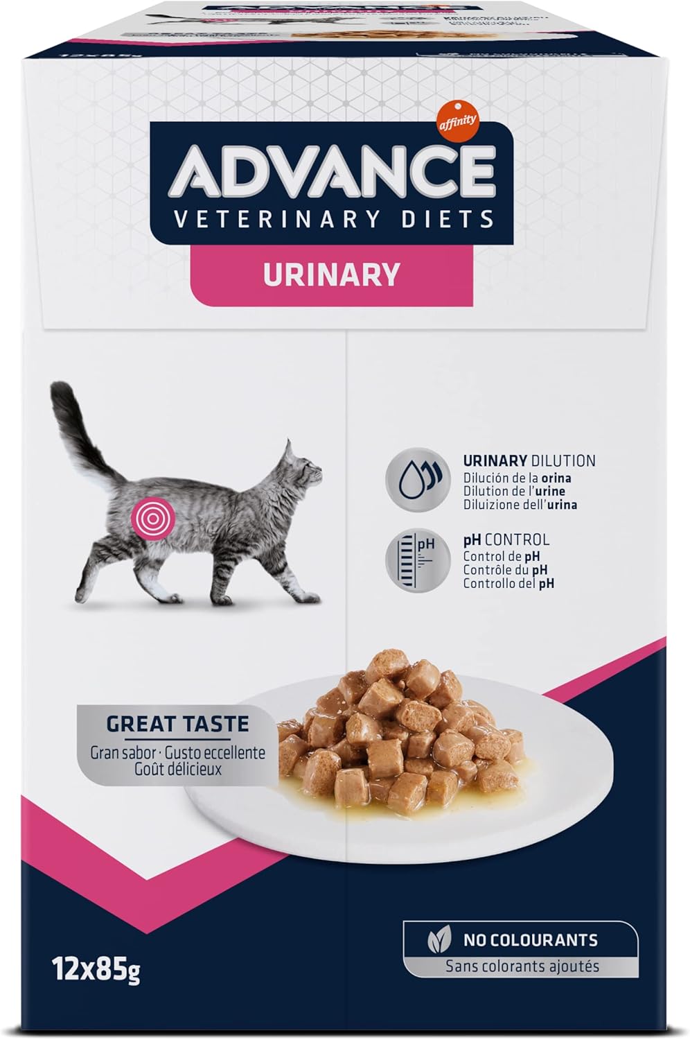 Detalle 2 de Advance Veterinary Diets Gastroenteric Cibo Umido per Gatti Multipack 12 bustine da 85g