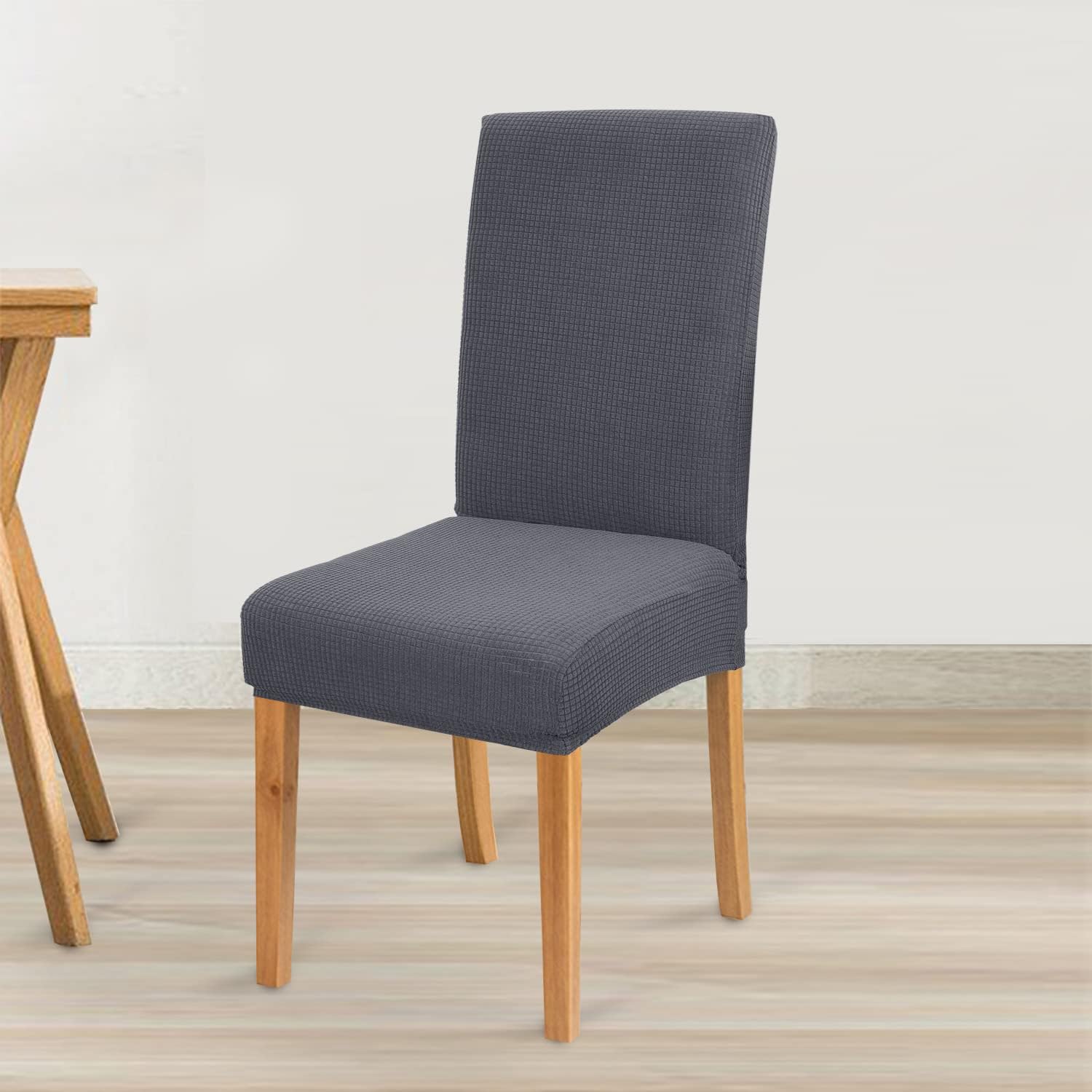 Detalle 2 de Granbest Premium Stuhlhussen 4er Grau