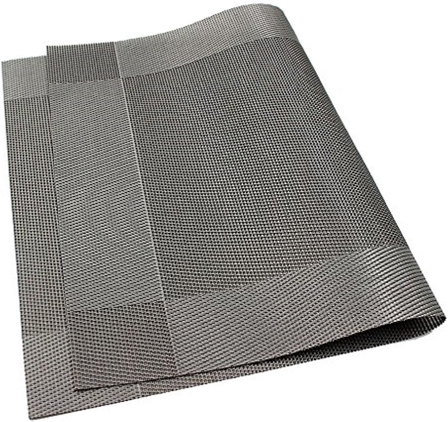 Detalle 2 de Fontic 6er Set Platzsets 30x45 cm – rutschfest, abwaschbar und hitzebeständig aus PVC