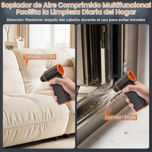 Thumbnail 7 de ADD COLOR Soplador de Aire Potente, 85 W, 100000 rpm — limpia polvo en PC y más