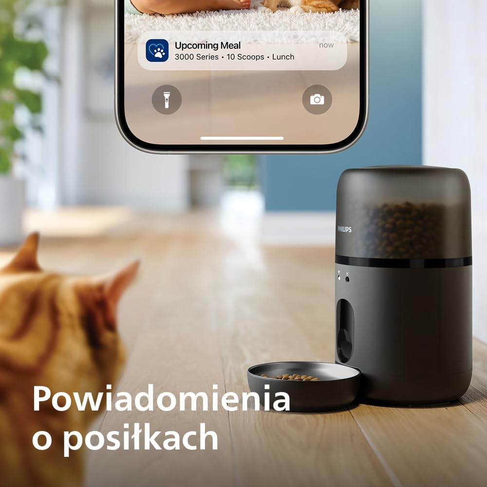 Detalle de Philips PAW3300/02 inteligentny karmnik dla kota, aplikacja i 20 posiłków