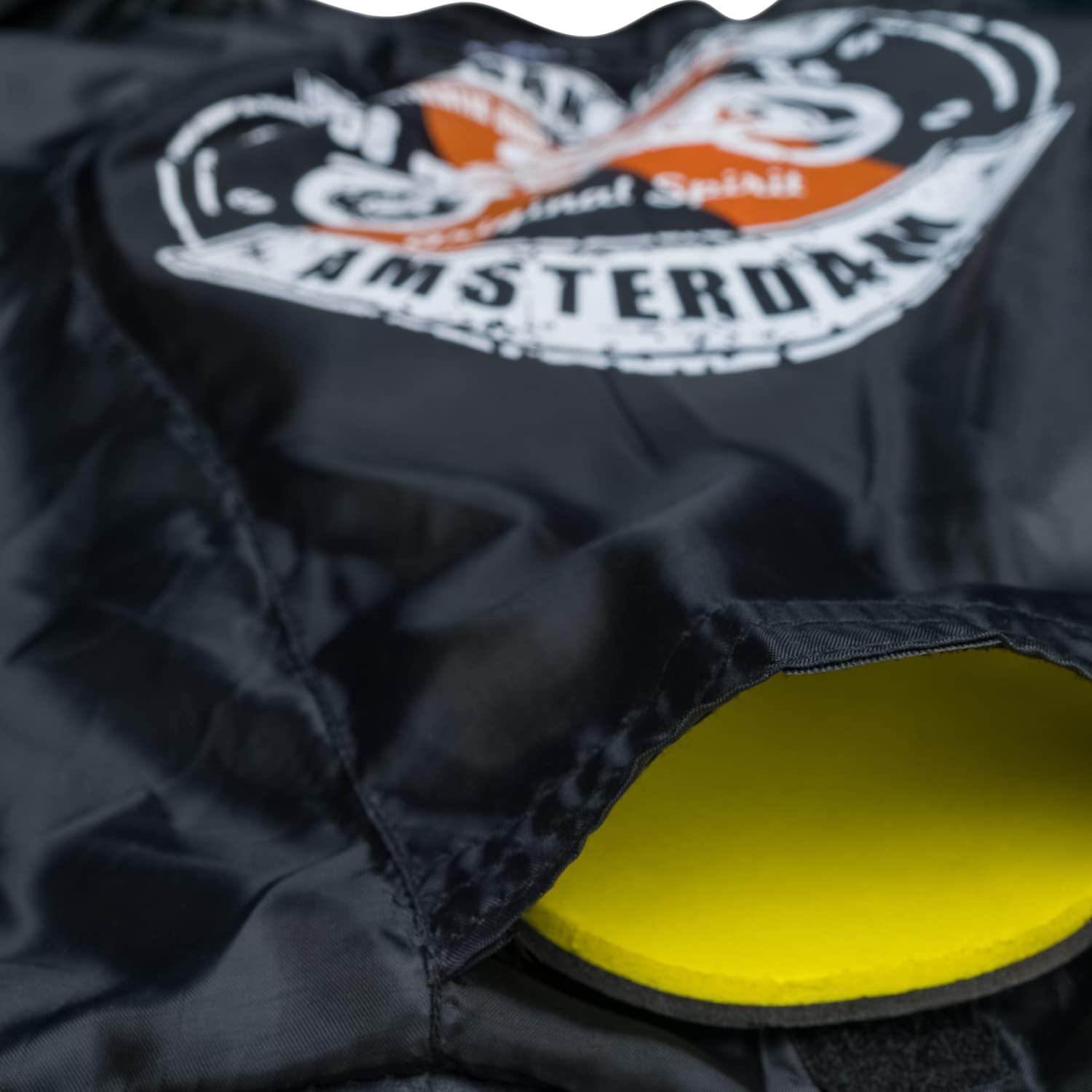 Detalle de URBAN 5884 męska kurtka motocyklowa ze skóry jagnięcej, rozmiar 58