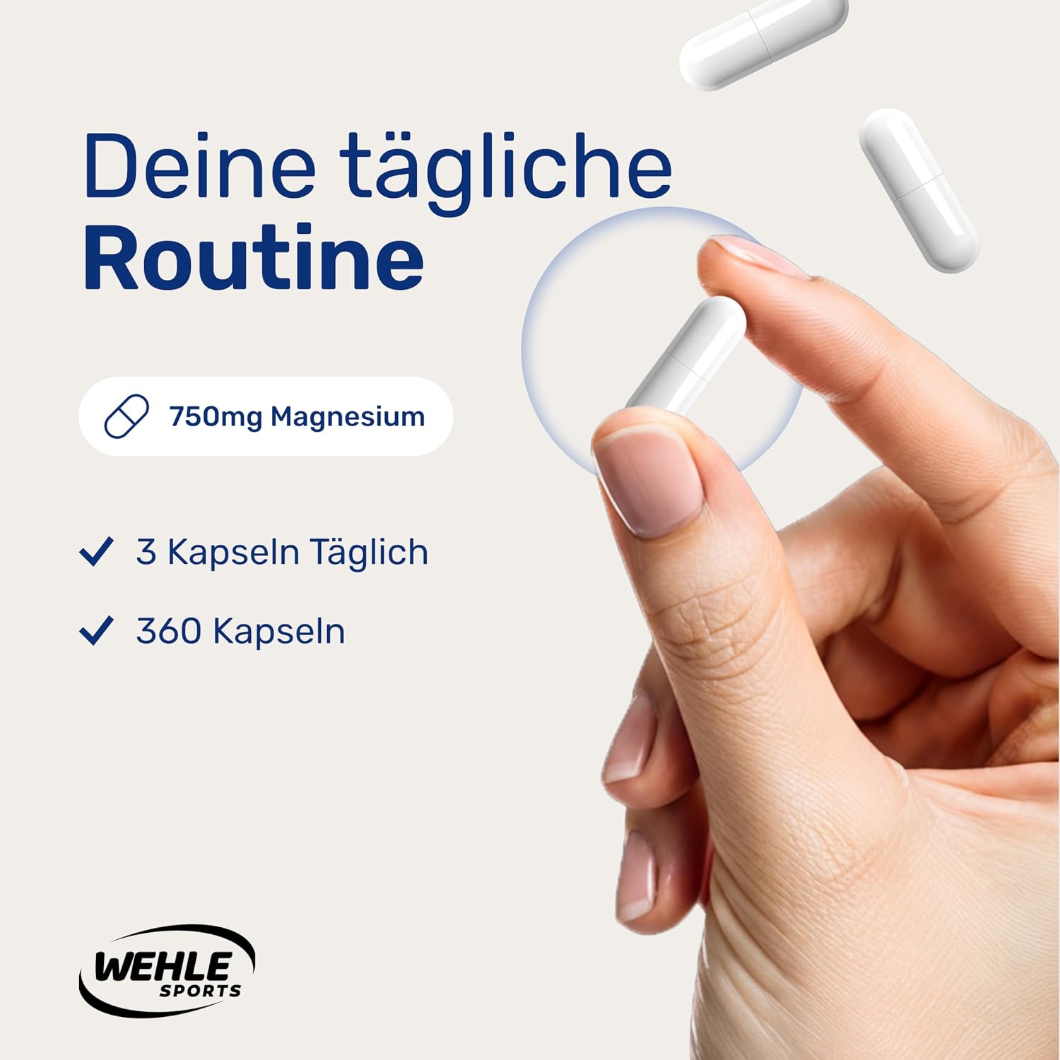 Detalle de Weihle Magnesium hochdosiert 2250 mg pro Tagesdosis