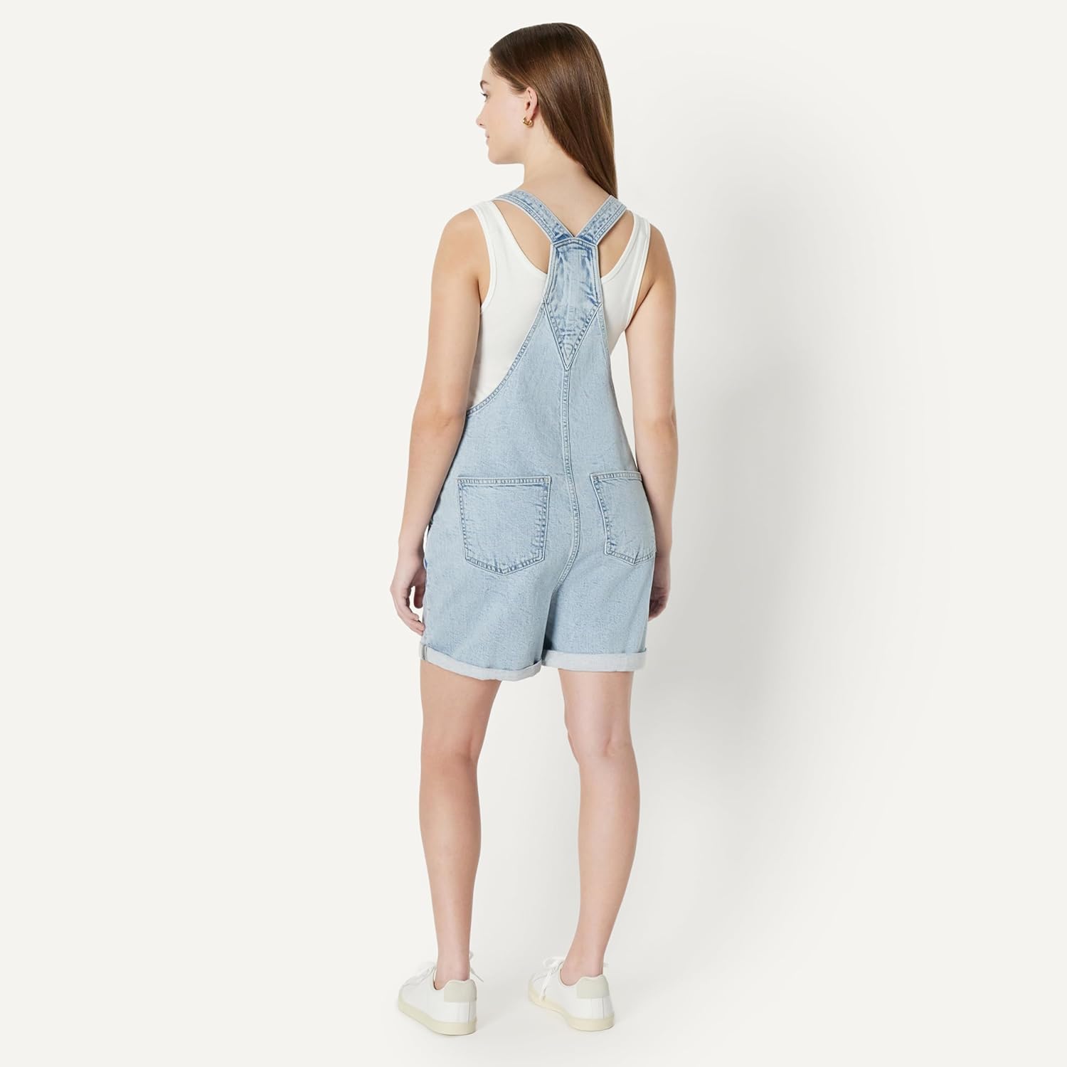 Thumbnail 2 de Amazon Essentials Damen Short-Overalls mit Stretch und verstellbaren Trägern (Relaxed Fit)