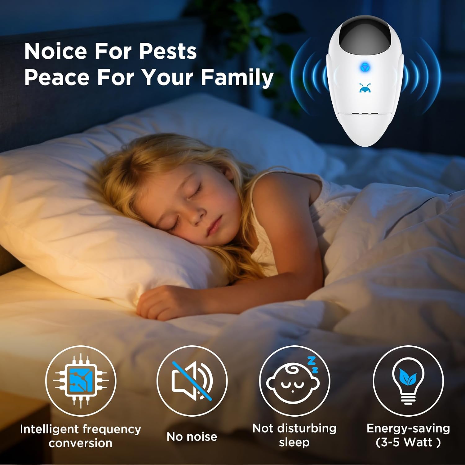 Thumbnail 5 de Neatmaster 2026 Upgraded Ultrasonic Pest Repeller (4 Pack) – Effective Indoor Rodent & Insect Control, Chemical-Free