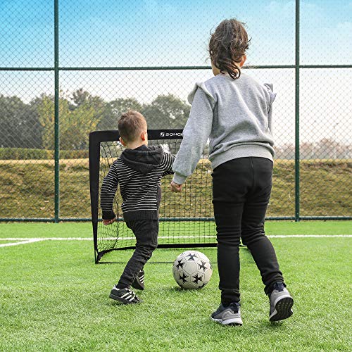 Thumbnail 1 de SONGMICS SZQ122B02 juego de 2 jaulas de fútbol plegables para niños