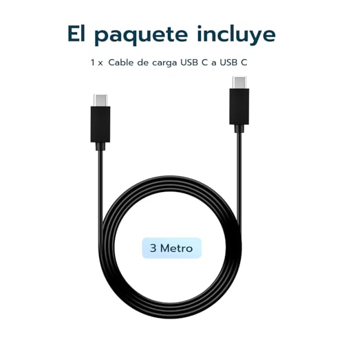 Thumbnail 6 de Tolesum Cable de carga USB-C a USB-C para PS5 y Xbox (3 m) – compatible con DualSense