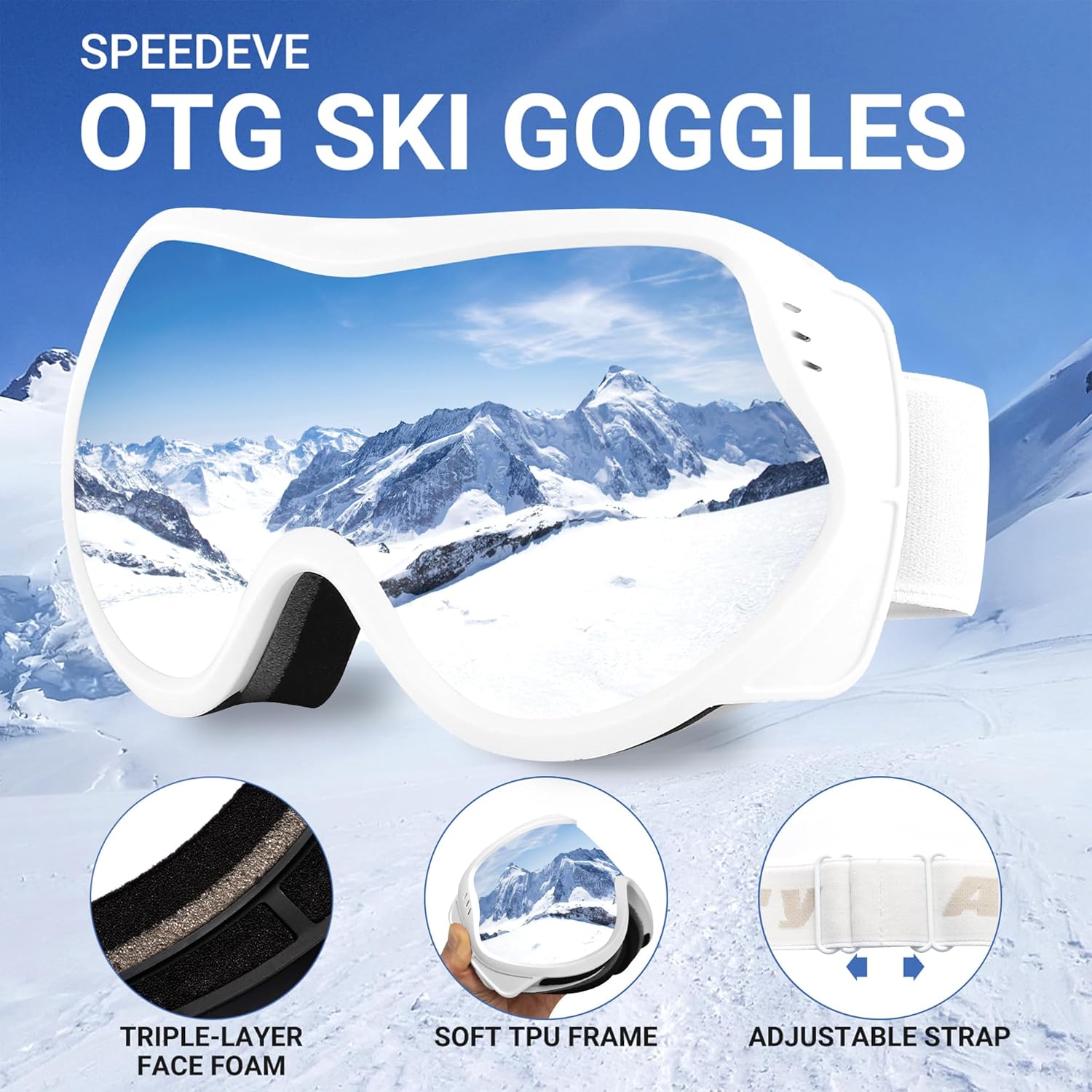 Thumbnail 3 de SPEEDEVE maschera sci snowboard OTG
