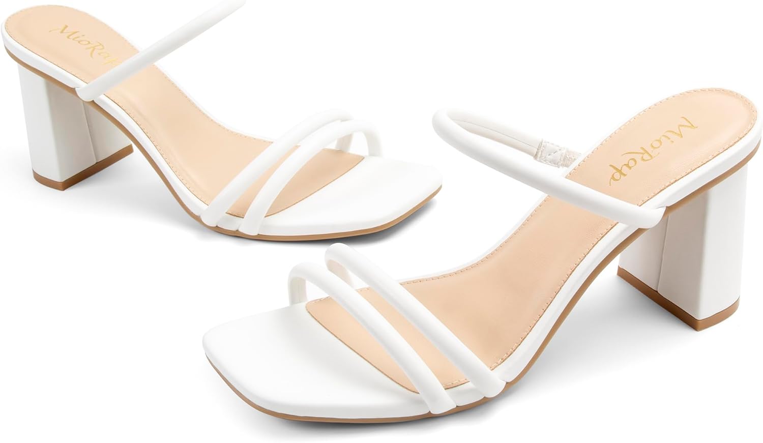 Thumbnail 5 de Miorap Square Open Toe Heels 3.4" 👡