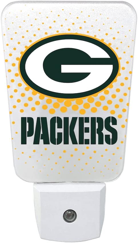 Detalle de Party Animal NFL Team LED Night Light (Cleveland Browns) — Slim 5-Inch Plug-In with Auto Sensor