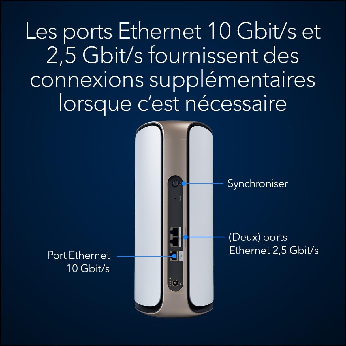 Detalle de NETGEAR Orbi série 970 WiFi 7 Mesh 27 Gbit/s