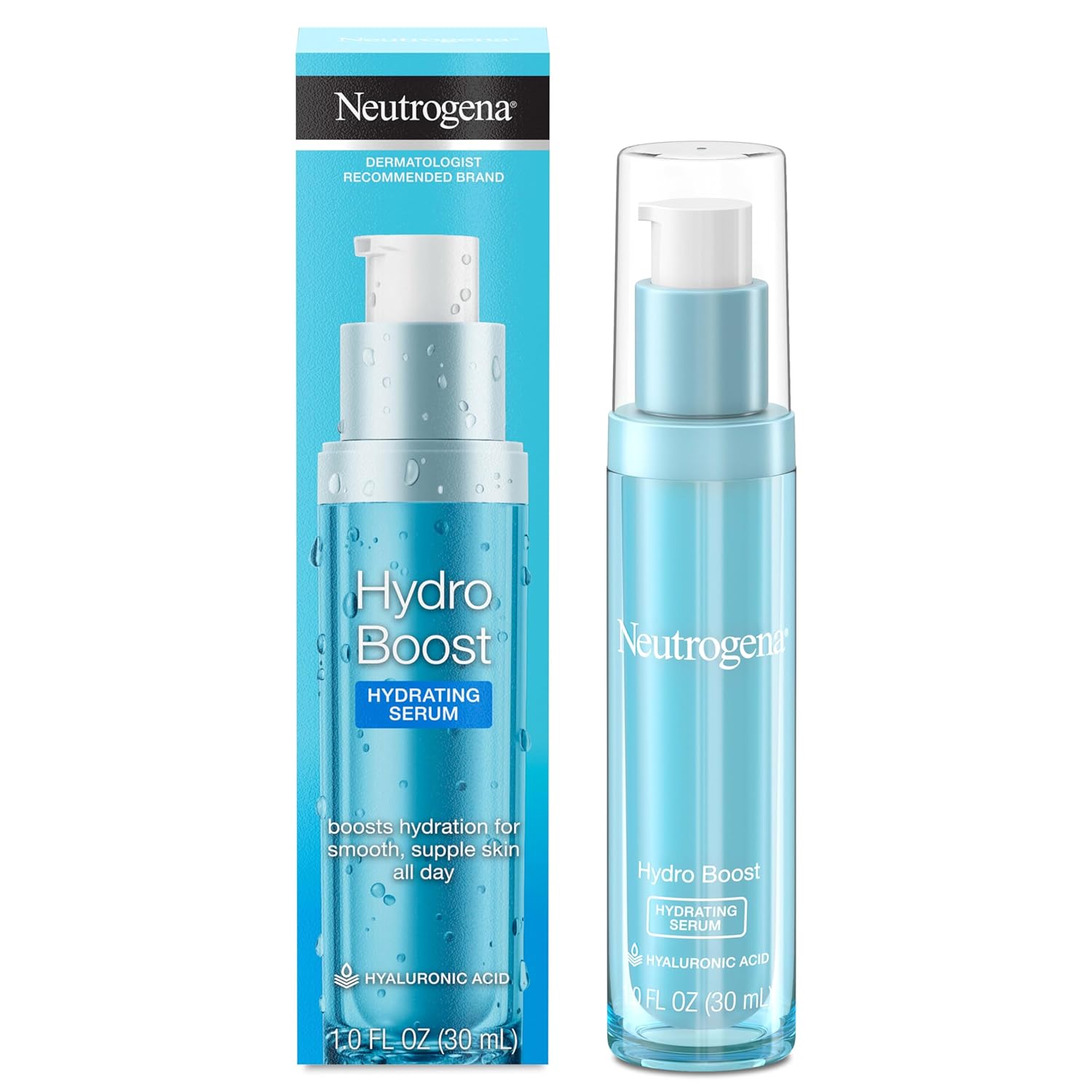 Detalle de Neutrogena Hydro Boost Hyaluronic Acid Serum, 1 FL OZ 💧