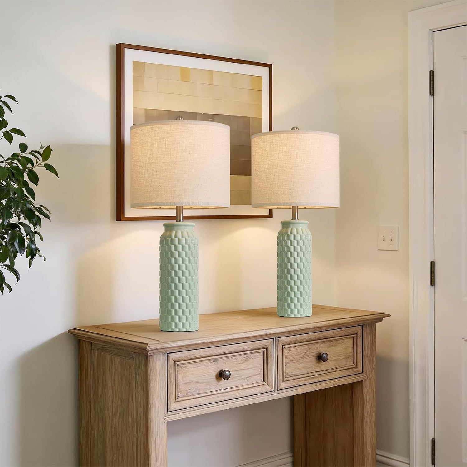Thumbnail 5 de USumkky Ceramic Table Lamps 27-inch
