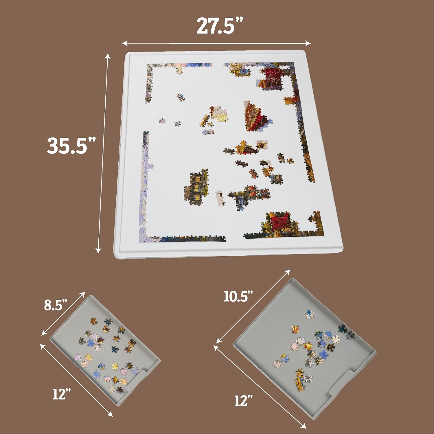 Thumbnail 3 de 1,500‑Piece Plastic Puzzle Board 🧩