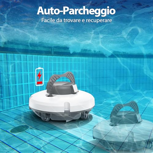 Thumbnail 5 de Vozascly (2026 Nuovo) S1 Robot Piscina Fuori Terra – Batteria Doppia Azionamento, Autonomia 130 min