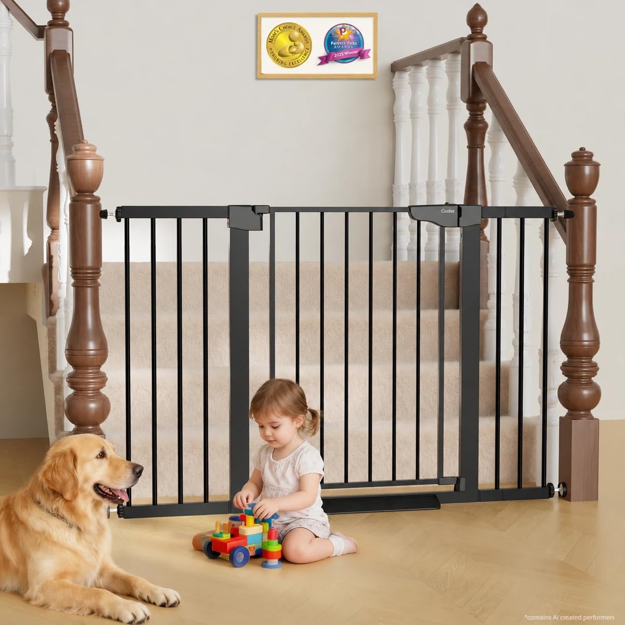Detalle de Cumbor 29.7"–51.5" Extra Wide Baby Gate