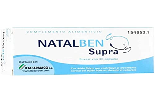 Detalle de Natalben Supra 30 cápsulas suplemento multivitamínico 🩺