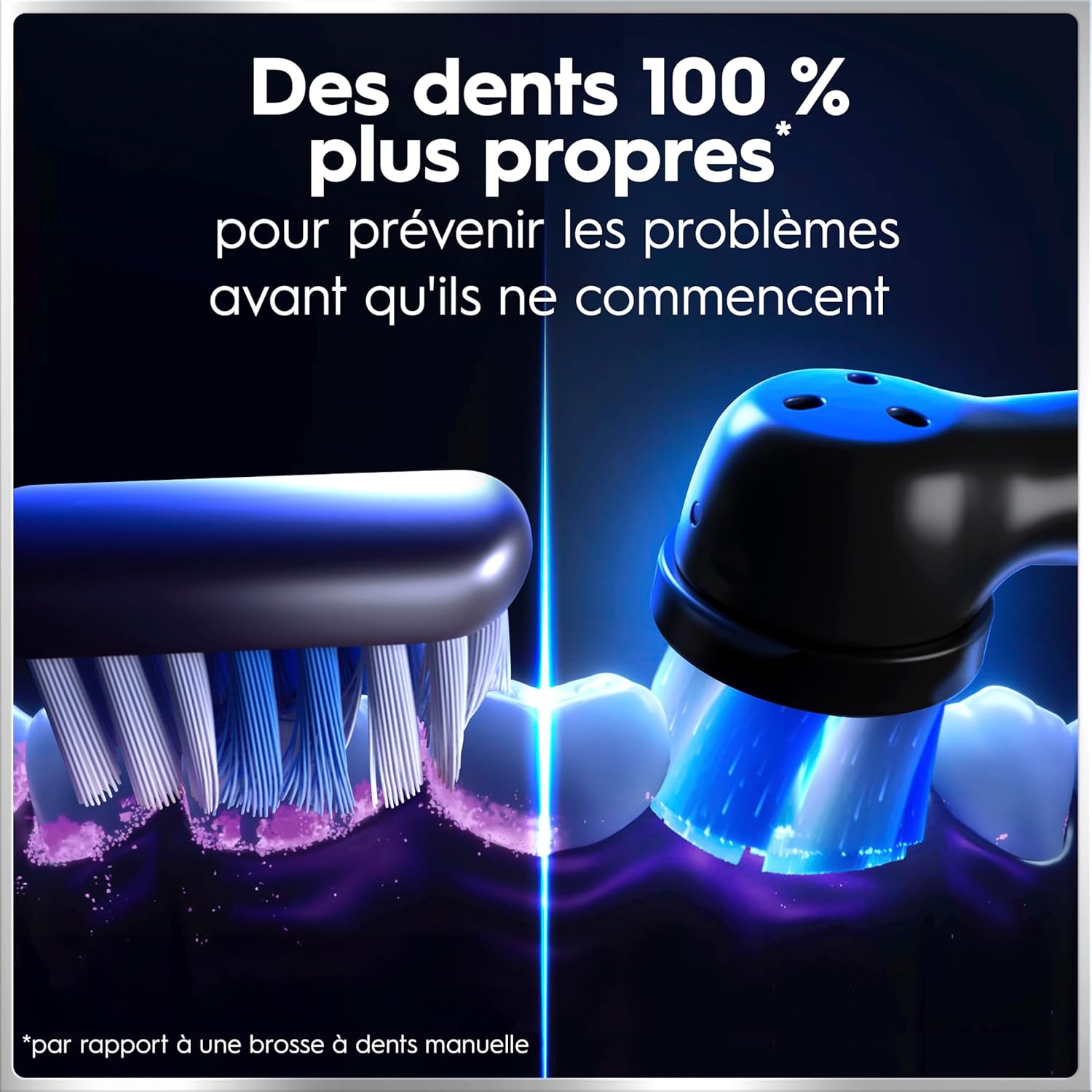 Thumbnail 4 de Oral-B iO 6 Noir — Brosse à dents électrique avec 3 brosses et étui de voyage