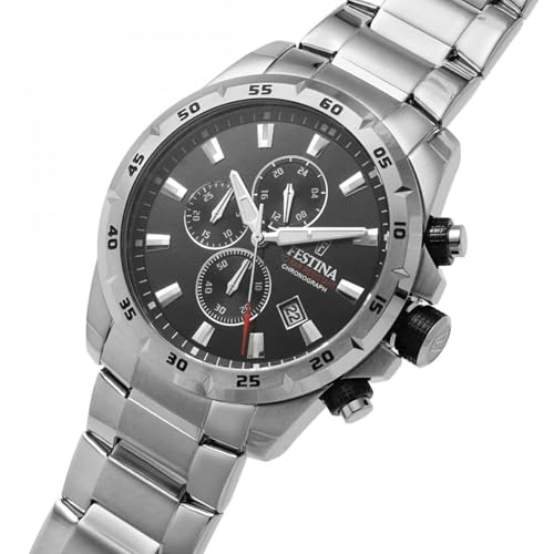 Detalle de Festina Montre Homme Analogique en Acier Inoxydable 316L F20463/4
