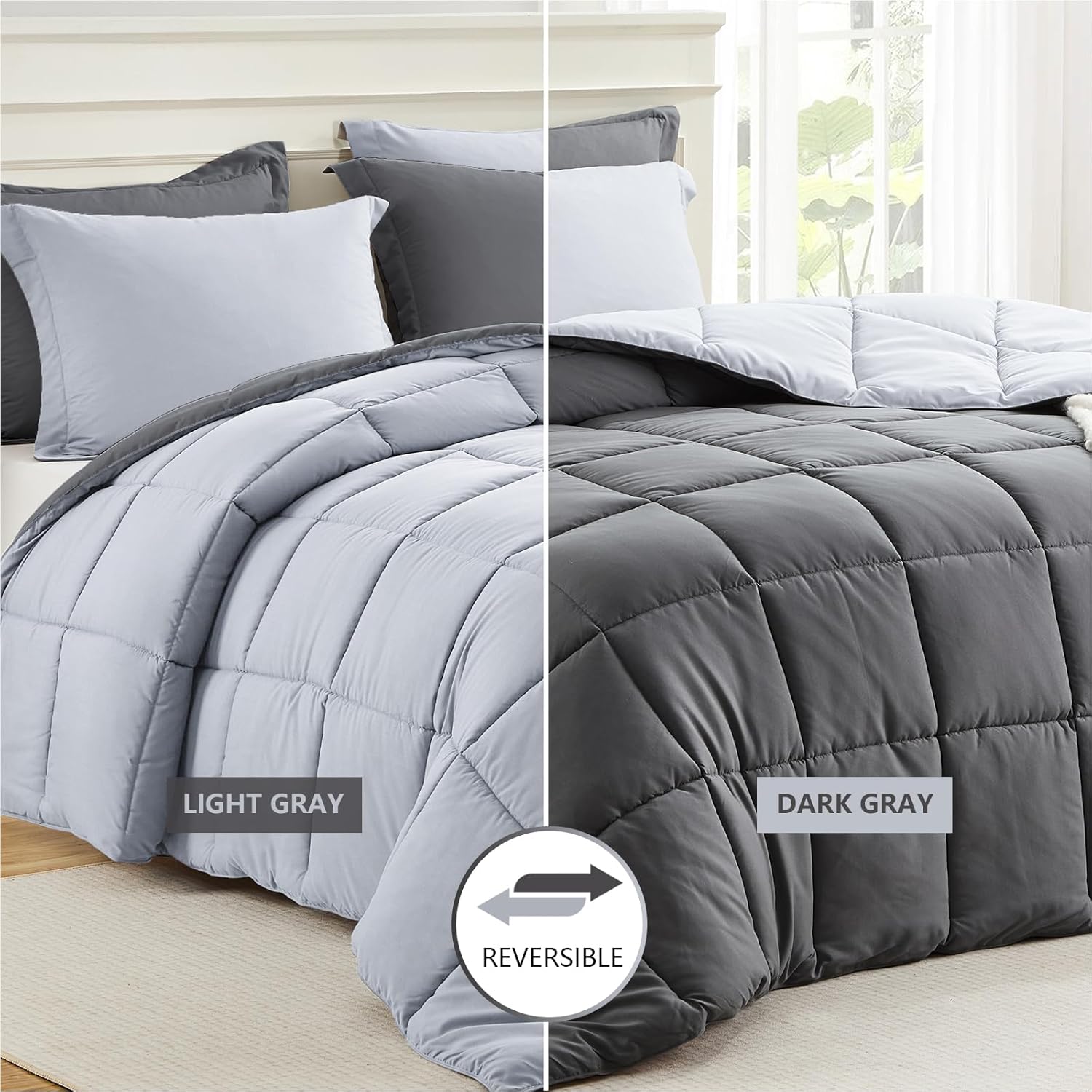 Thumbnail 1 de Homelike Moment Queen Comforter Set 3-Piece