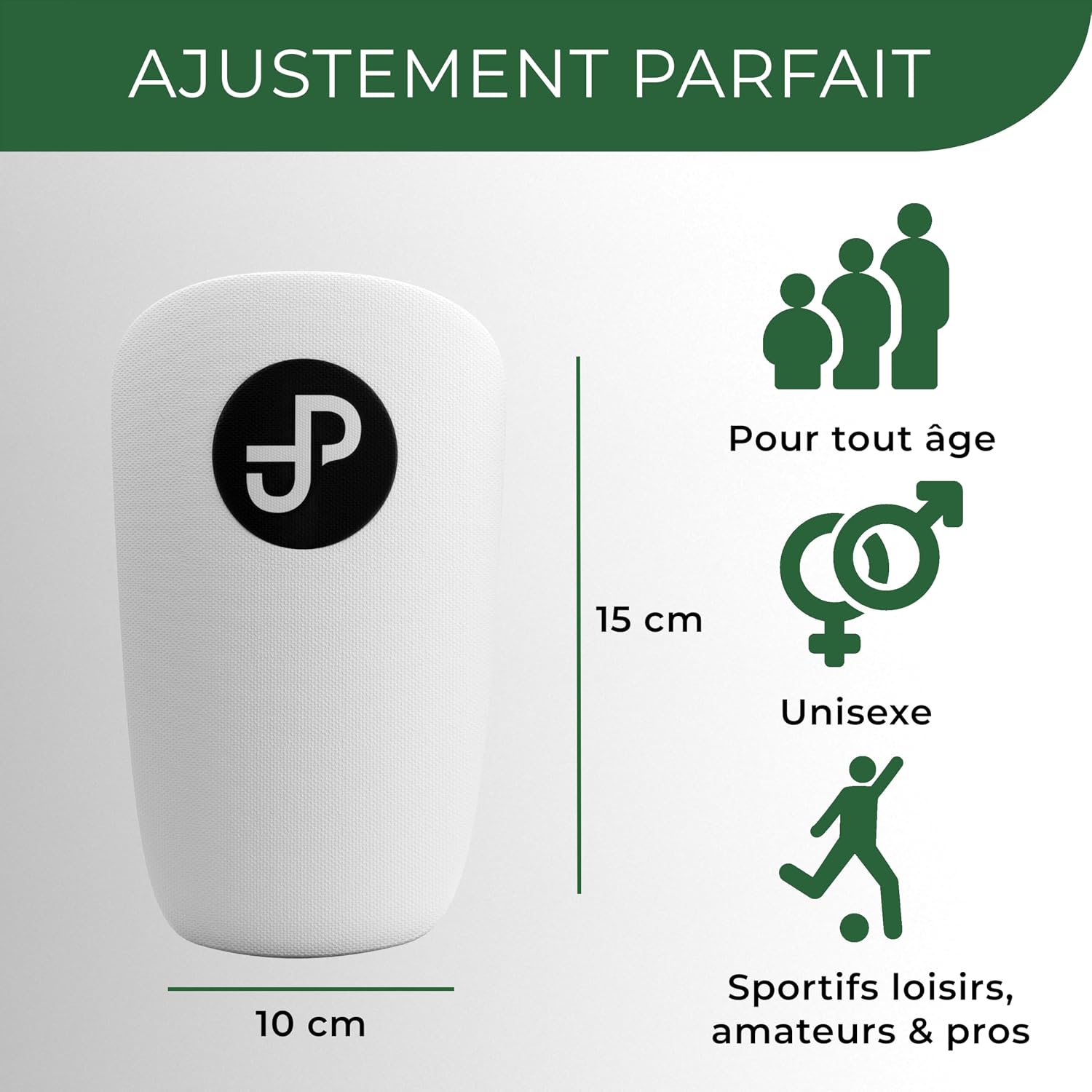 Thumbnail 4 de JDP Premium Protège‑tibias 15 x 10 cm