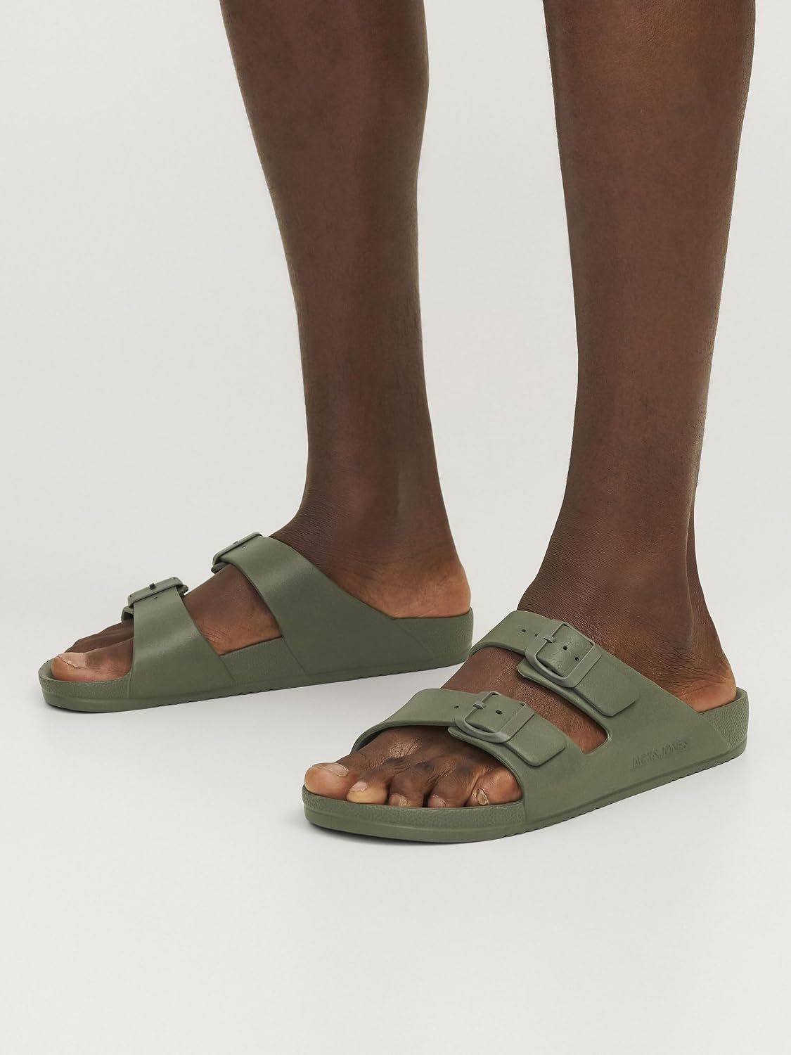 Thumbnail 1 de JACK & JONES Mens Sandal Double Buckle Adjustable Straps – Open Toe Slides (6–12 UK)