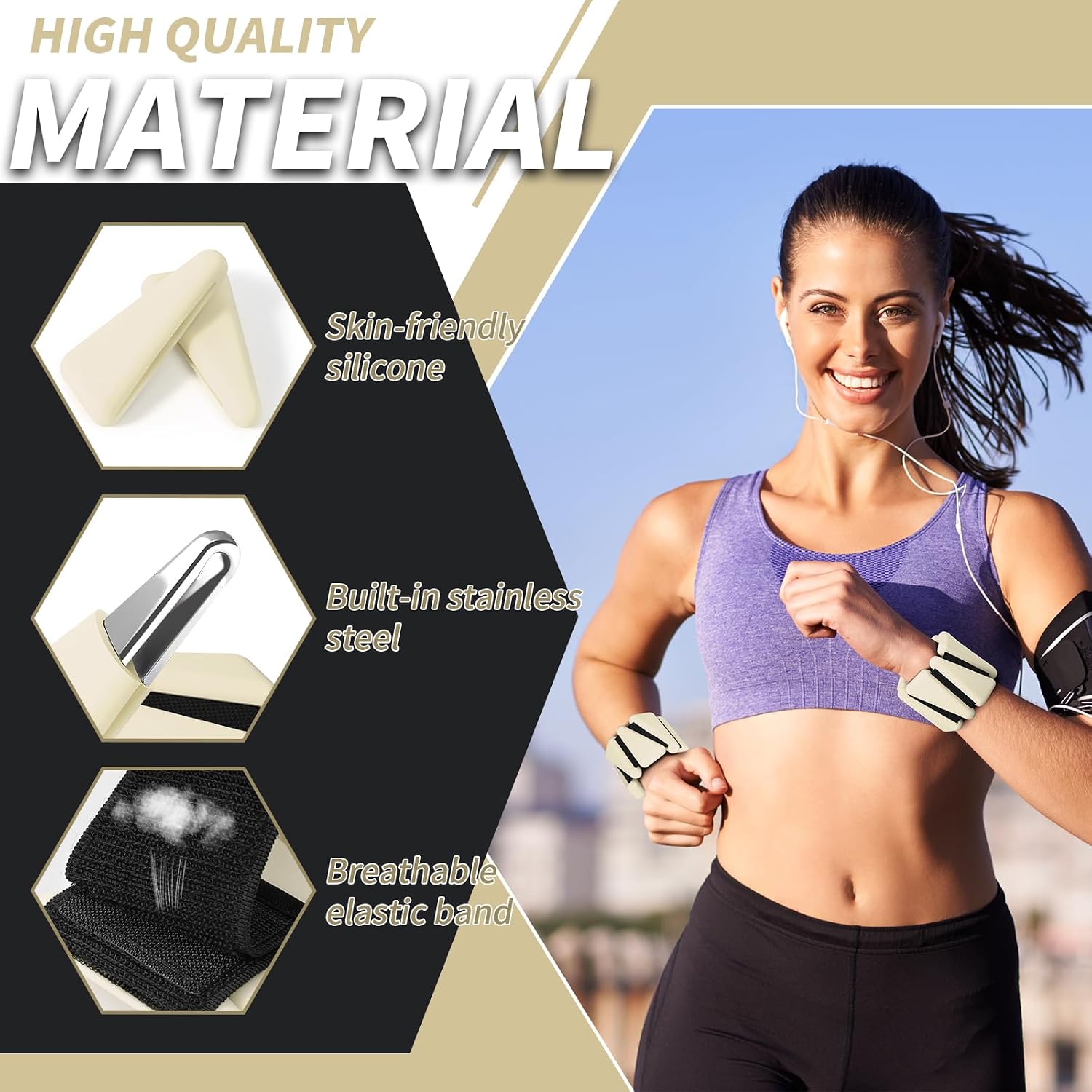 Detalle 2 de Wrist & Ankle Weights 1lb set