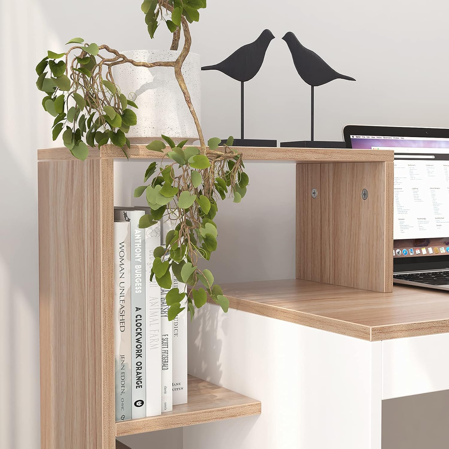 Thumbnail 5 de sogesfurniture Bureau d'ordinateur 110x40x91 cm