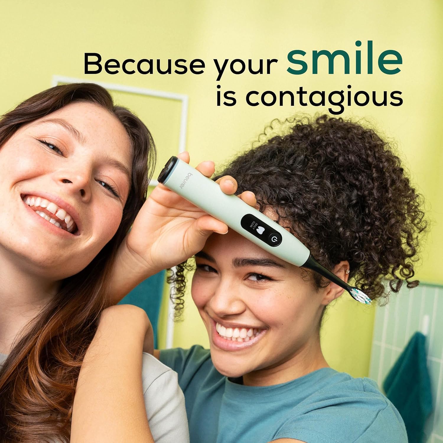 Thumbnail 6 de Beurer SC 50 Schallzahnbürste mit 5 Putzmodi, Andrucksensor & Display (inkl. 2 Aufsteckbürsten)