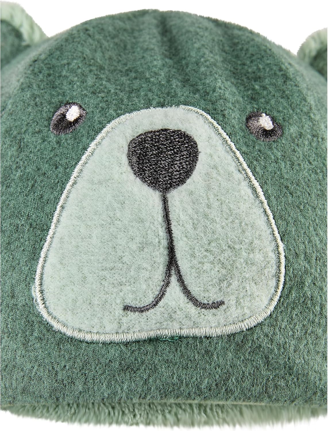 Detalle de Sterntaler Jungen Beanie-Mütze Bär – grün meliert, Größe 45