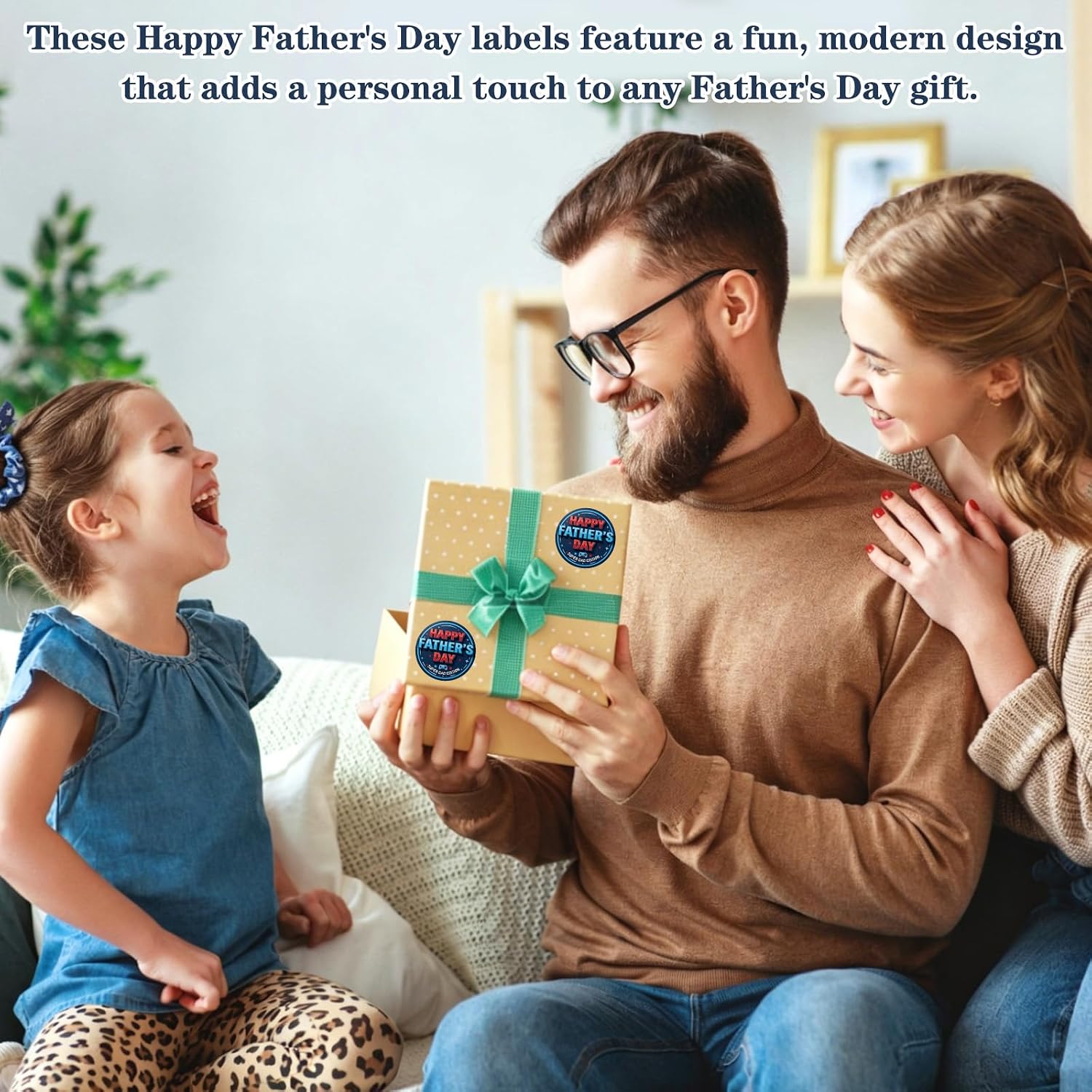 Thumbnail 3 de D4DREAM Father's Day stickers, 1.5-inch